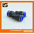 High quality Hot Sale Y type plastic pneumatic connector tube fittings